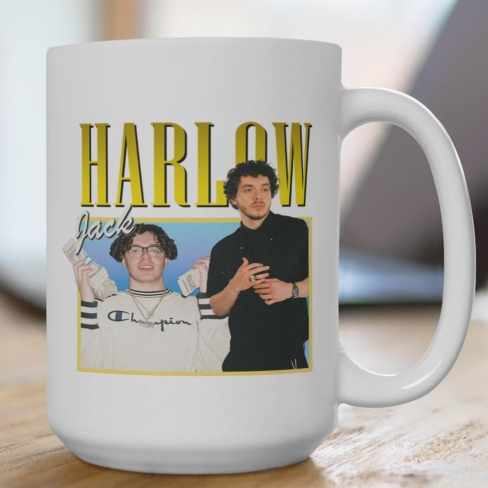 JACK HARLOW Coffee Mug, Hangout Mug, Jack Harlow Industry Baby Mug, Jack Harlow Rapper Hip Hop ft. Doobie Style 90s Mug, Jack Harlow Gift 1.jpg