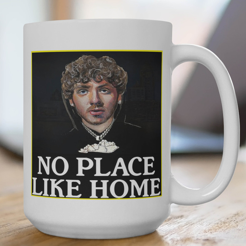JACK HARLOW No Place Like Home Mug, Jack Harlow Industry Baby Mug, Jack Harlow Rapper Hip Hop ft. Doobie Style 90's Mug, Jack Harlow Gift.jpg