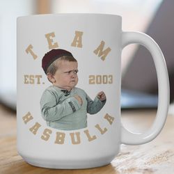 king hasbulla coffee mug, hasbulla abdu rozik meme mug for gags, king hasbulla magomedov