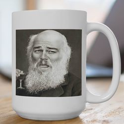 leonardo dicaprio mug, leonardo dicaprio coffee cup, legendary leonardo dicaprio merch, work mug, ceramic mug