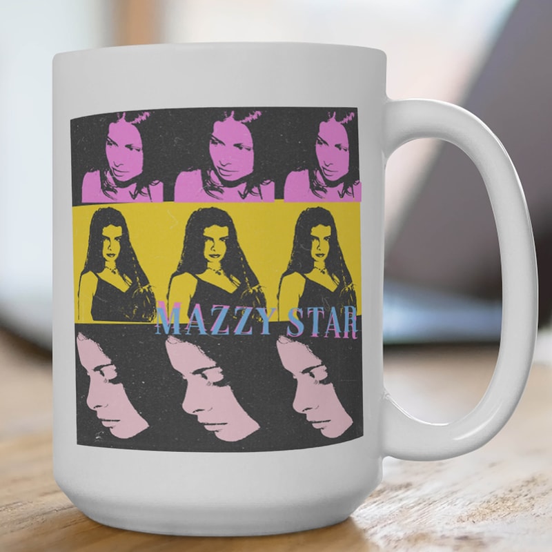 Mazzy Star Mug, 90s Alternative Rock, Hope Sandoval Mug, Mazzy Star fan, Music Gifts, Band, Rock Music, Gift Music Lovers 1.jpg