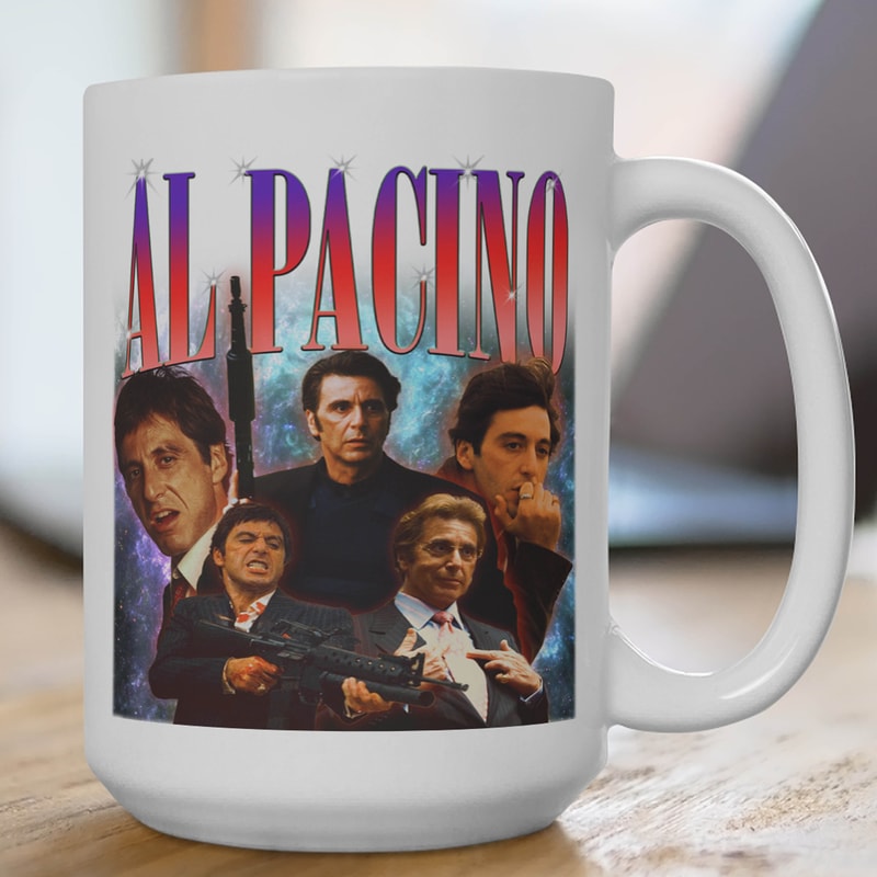 RETRO AL PACINO Mug, Al Pacino The Godfather Mug, Al Pacino Homage Mug, Al Pacino Vintage Mug, Al Pacino Michael Corleone Mug 2.jpg
