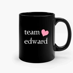 Twilight Team Edward Ceramic Mug, Funny Coffee Mug, Custom Coffee Mug