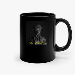 twin peaks got a light ceramic mug, funny coffee mug, custom coffee mug