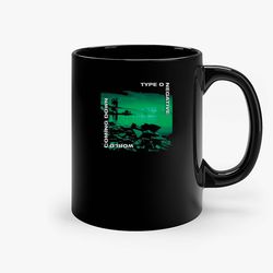 type o negative world coming down ceramic mug, funny coffee mug, custom coffee mug