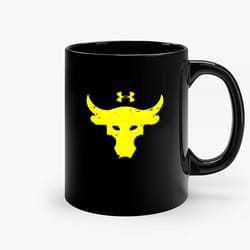 under armour the rocks project supervent ceramic mug, funny coffee mug, custom coffee mug