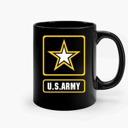 Us Army Simple Logo Ceramic Mug, Funny Coffee Mug, Custom Coffee Mug