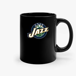 Utah Jazz Logo Ceramic Mug, Funny Coffee Mug, Custom Coffee Mug