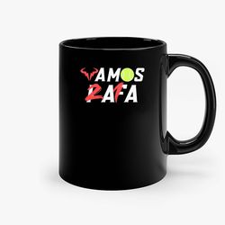 vamos rafael nadal 21 grand slams tennis ceramic mug, funny coffee mug, custom coffee mug