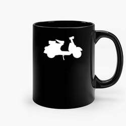vespa gts scooter piaggio car ceramic mug, funny coffee mug, custom coffee mug