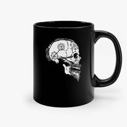 viking skull thor valhalla norse mythology ceramic mug, funny coffee mug, custom coffee mug