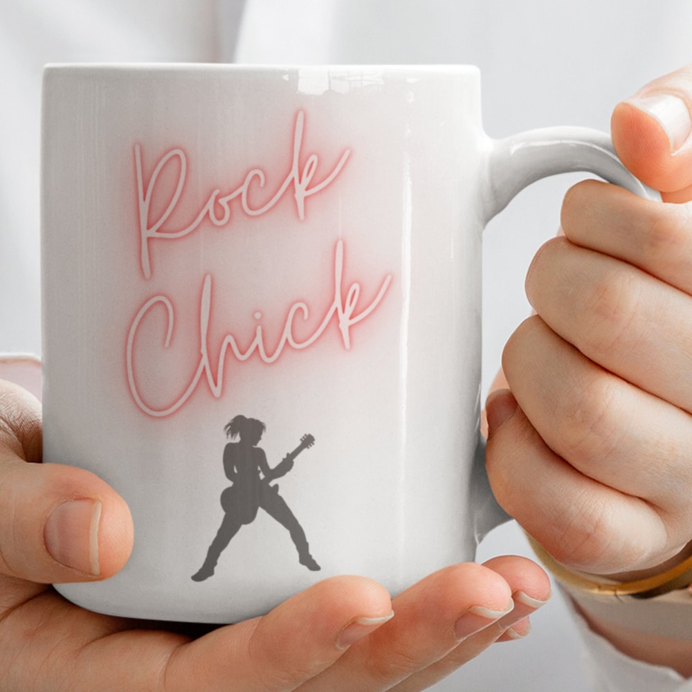 Rock Chick Ceramic Mug 11oz, Funny Rock Chick Mug, For Rocking Music Queen, Office Mug.jpg
