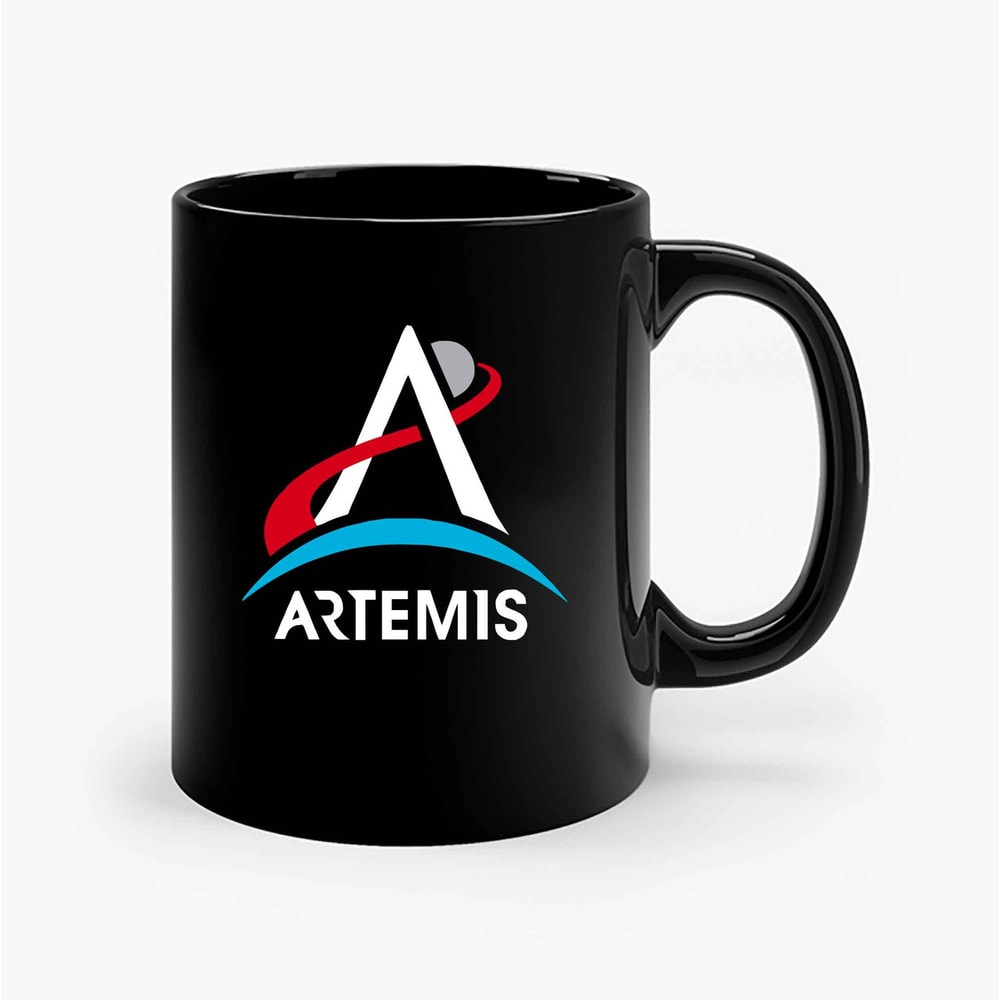 Nasa Artemis Program Logo Mars 2024 Space Astronaut Ceramic Mugs.jpg