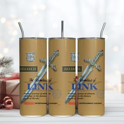 zelda ii 20oz tumbler, skinny tumbler, birthday cup, tumbler gift mug