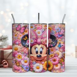 minnie mouse 20oz tumbler, 20 oz skinny tumbler, birthday cup, tumbler gift mug