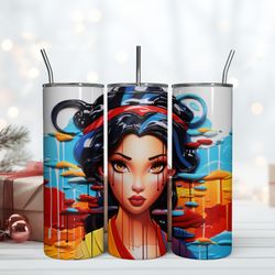 3D Inflated Moana Autumn, Skinny Tumbler, Birthday Cup, Tumbler Gift Mug