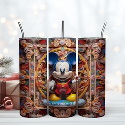 Little Mickey 3D Skinny 20oz Tumbler Mickey Mouse, Birthday Gift Mug, Skinny Tumbler, Gift For Kids