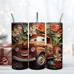 3d inflated vintage cars tumbler 20oz cars movie tumbler 20oz , birthday gift mug, skinny tumbler, gift for kids