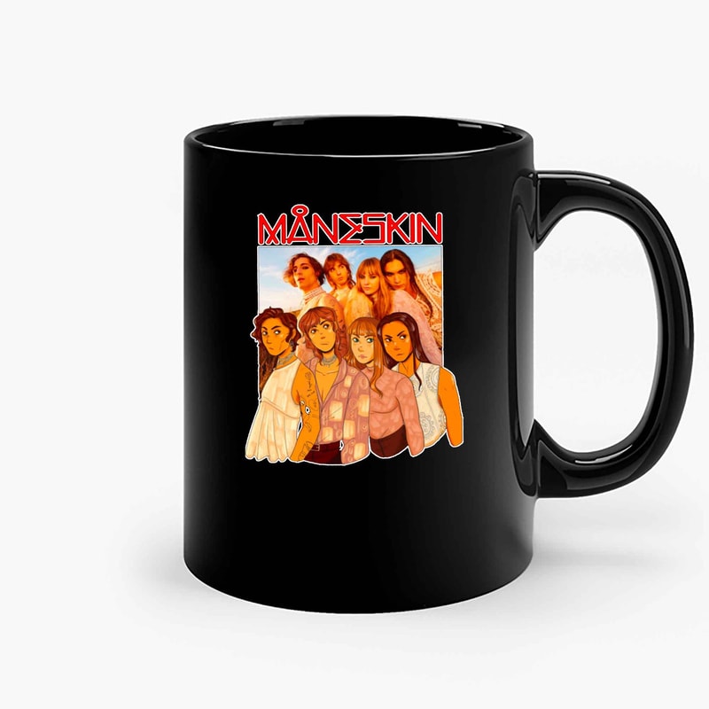 Maneskin Rock Band 2 Ceramic Mugs.jpg