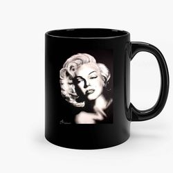 marilyn monroe 2 ceramic mugs, funny mug, gift for him, gift for mom, best friend gift