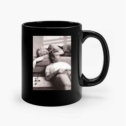marilyn monroe james dean ceramic mugs, funny mug, gift for him, gift for mom, best friend gift