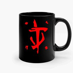 mark of the doom slayer ceramic mugs, funny mug, gift for him, gift for mom, best friend gift