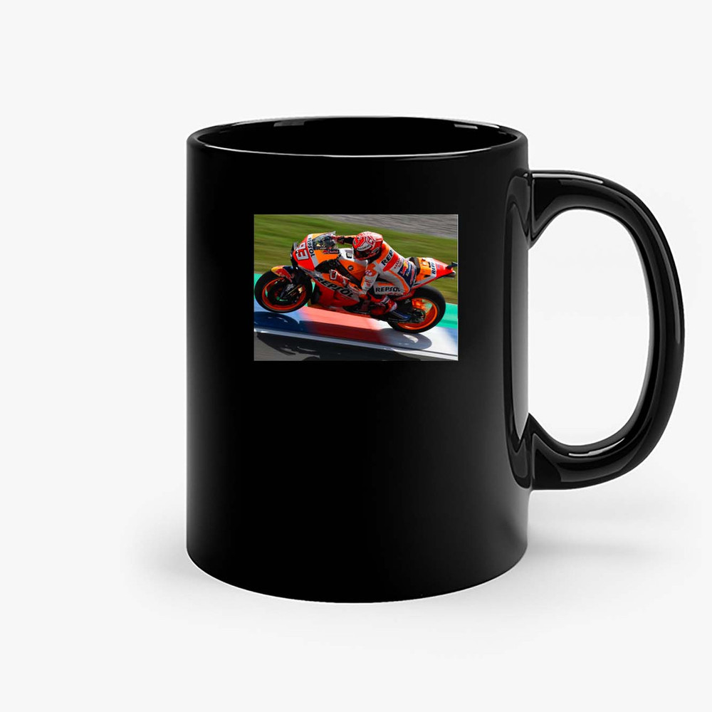 Marquez Pole Position Motogp 2019 Argentina Ceramic Mugs.jpg