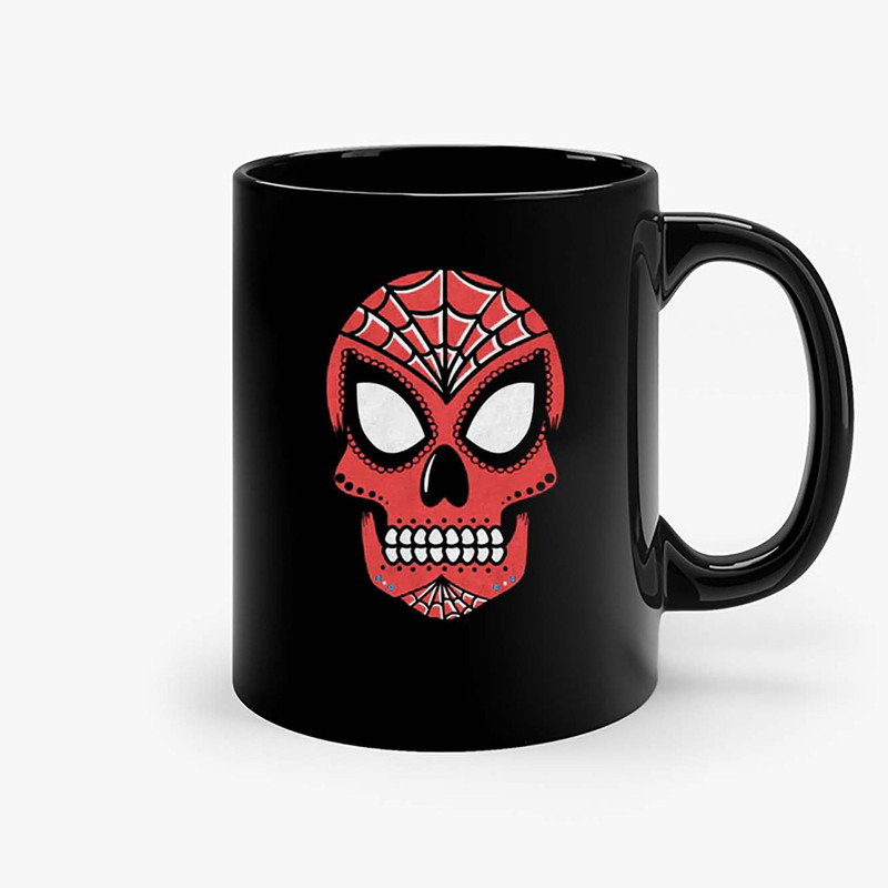Marvel Halloween Spider-Man Sugar Skull Ceramic Mugs.jpg