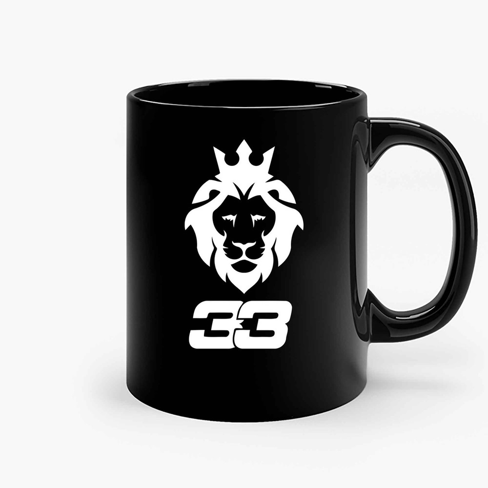 Max Verstappen 33 Lion Ceramic Mugs.jpg
