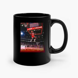 michael jordan dunk contest ceramic mugs, funny mug, birthday gift mug, custom mug, gift for her, gift for him