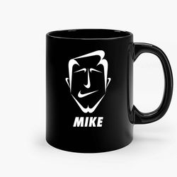 mike swoosh ceramic mugs, funny mug, birthday gift mug, custom mug, gift for her, gift for him