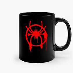 miles morales spiderman ceramic mugs, funny mug, birthday gift mug, custom mug, gift for her, gift for him
