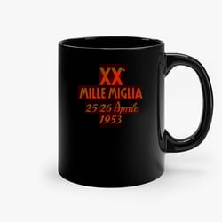 mille miglia 1953 ceramic mugs, funny mug, birthday gift mug, custom mug, gift for her, gift for him