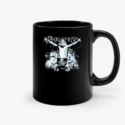 ministry industrial metal rock band music ceramic mugs, funny mug, birthday gift mug, custom mug, gift for her