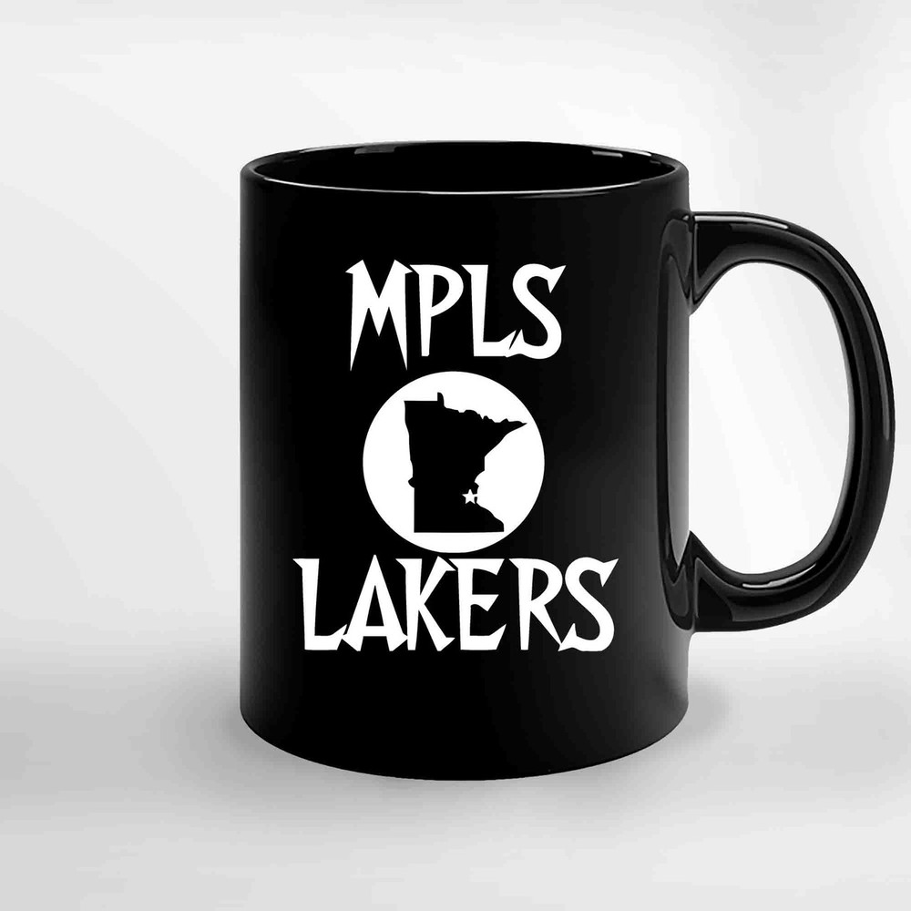 Minneapolis Lakers X Timberwolves Tee Mpls Lakers Nba Short Ceramic Mugs.jpg