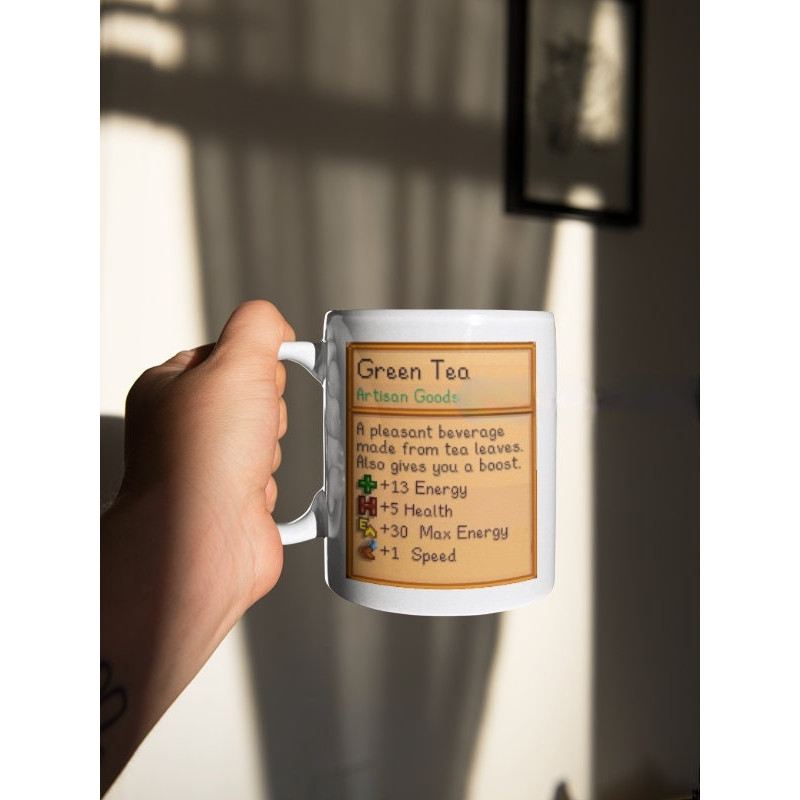 Stardew Valley coffee mug, Tea ingredients coffee mug for stardew valley, Valley coffee mug, valley coffee mug, stardew valley Gift.jpg
