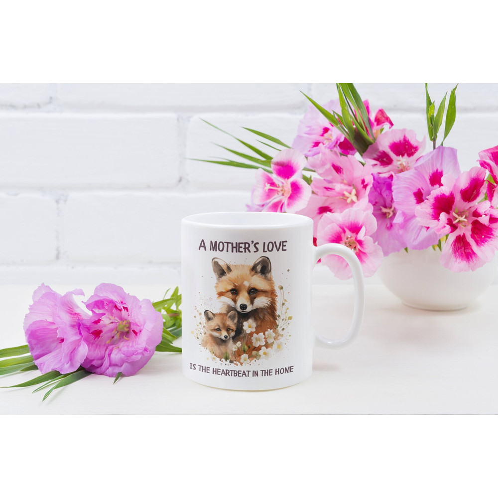 Fox Mug, Fox Gifts, Animal Mug, Fox Gift Ideas, Mothers Day Mug, Animal Lovers Gift, Gifts for Women, Mothers day gift, Mother's Day Mug.jpg