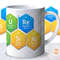 Periodic Table Design for Chemistry Mug Wrap, Sublimation Design With Periodic Table Elements PNG, 11oz Coffee Mug Wrap, Digital Download.jpg