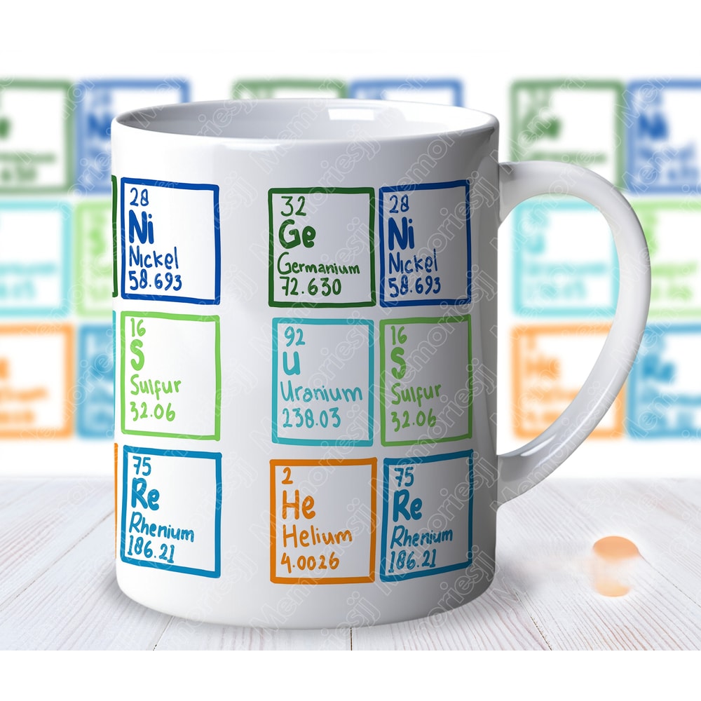 Phrase with Periodic Table Elements Design Mug Wrap, Sublimation Design PNG, Design Chemistry Teacher,11oz Coffee Mug Wrap, Digital Download.jpg