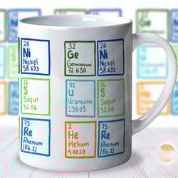 phrase with periodic table elements design mug wrap, sublimation design png, design chemistry teacher,11oz coffee mug