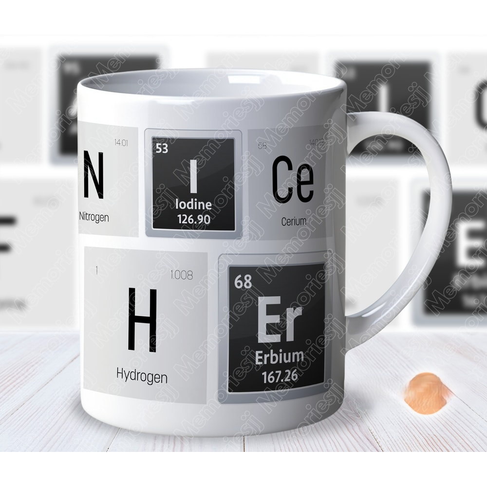 Phrase with Periodic Table Elements Design Mug Wrap, Sublimation Design PNG, Father's Day Design, 11oz Coffee Mug Wrap, Digital Download.jpg