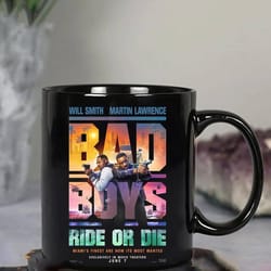 bad boys mug, will smith and martin lawrence ceramic mug, will smith mug, martin lawrence mug, hollywood mug