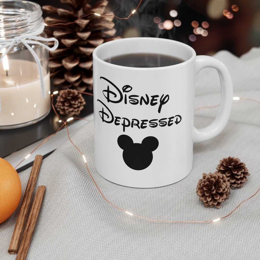 I should be at Disney Coffee mug. The Disney Depression is real. Wake up to a nice hot cup of coffee and get ready to plan your next vacay!.jpg