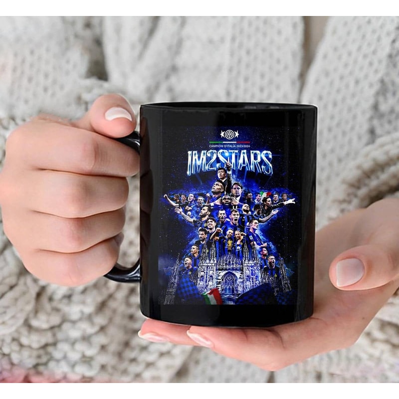IM 2 Stars Collection 20 Italian Champions Inter Milan Campioni D’Italia 2023-2024 Ceramic Mug.jpg