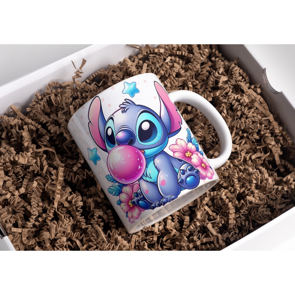 Personalized cup with first name, stitch mug, birthday mug gift, birthday, Valentine's Day, happy Valentine's Day, love, friendship, couple, love.jpg