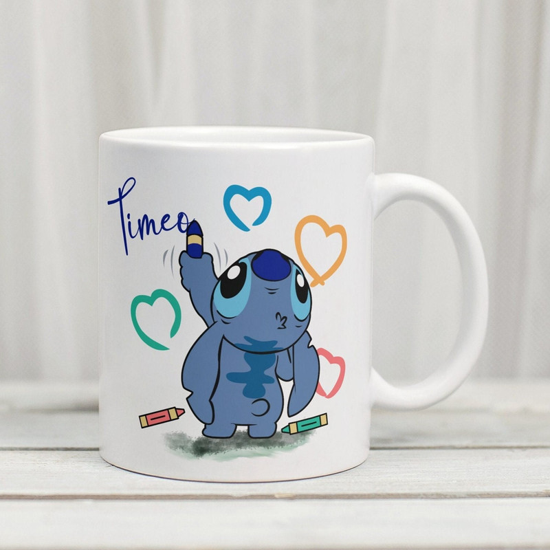 Personalized stitch mug, children's mug, customizable mug to offer 1.jpg