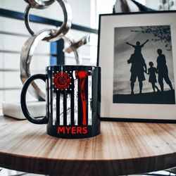 firefighter mug, gift for firefighters, first responder mug, gift for first responder, custom firefighter mug