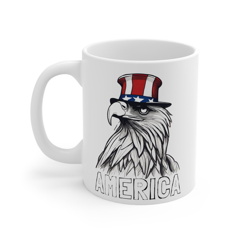 Patriotic Eagle Mug, Freedom Mug, American Eagle Mug, 4th of July Mug, Independence Mug, USA, Patriotic Mug, Merica Mug.jpg