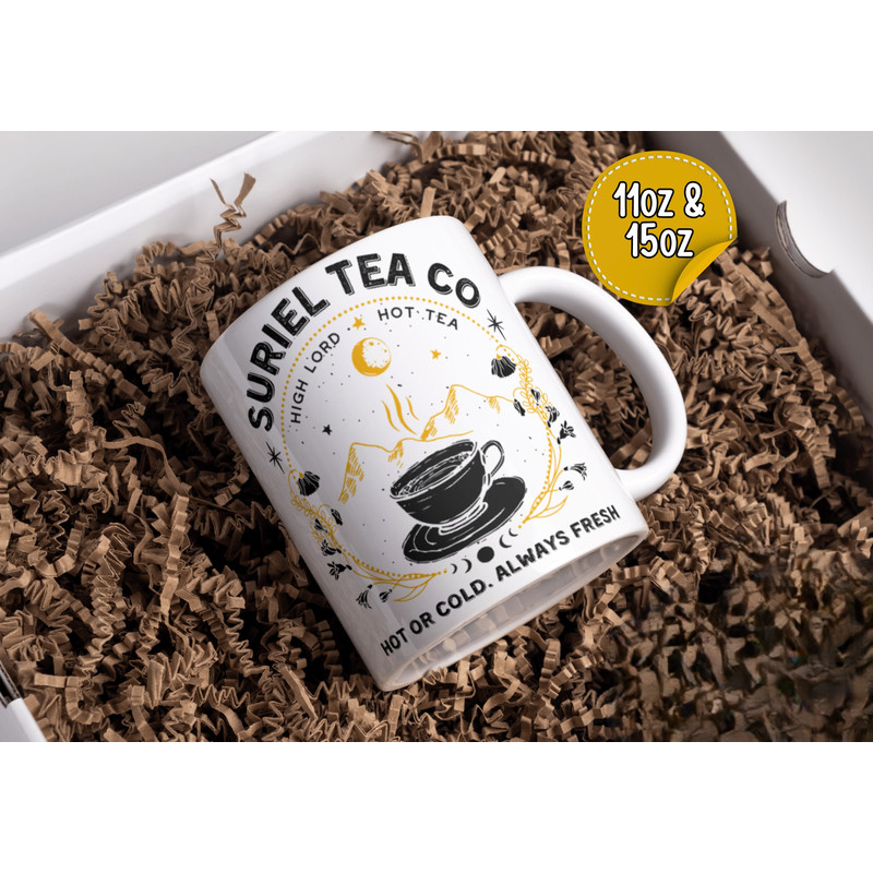 Suriel Tea Co Acotar Mug Banned Books Mugs Booktok Mug Feyre And Rhysand Velaris Mug Perfect for Hot Tea or Coffee.jpg