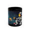 Astronaut Exploring Space Cool Gift for Sci Fi Fans Gift for Space Enthusiasts Fantasy Mug 11oz Cool Black Mug Science Fiction.jpg